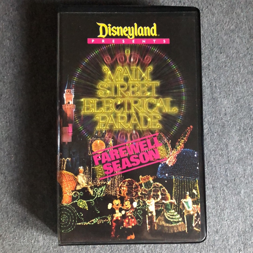 VHS 1996 Disneyland Presents Main Street Electrical Parade Farewell Season